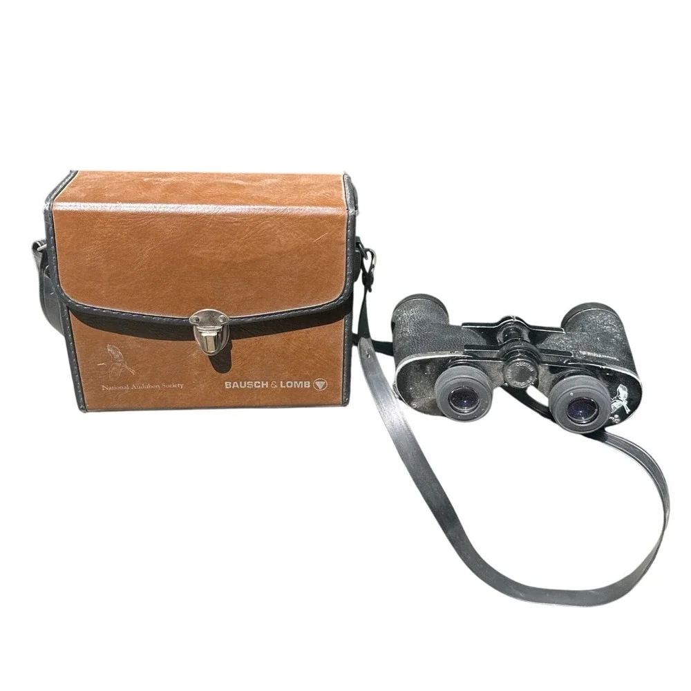 Bausch & Lomb Custom 8x36 Binoculars National Audubon Society Japan with Case